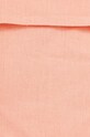 Ľanové šaty Abercrombie & Fitch KI159.3201.535 oranžová