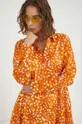 pomarańczowy Marc O'Polo sukienka bawełniana