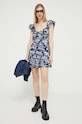 Šaty Abercrombie & Fitch KI159.2779.214 modrá SS23