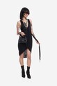 Хлопковое платье Rick Owens Island Tank DS01B7112.B.BLACK чёрный SS23