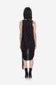 Одежда Хлопковое платье Rick Owens Island Tank DS01B7112.B.BLACK чёрный