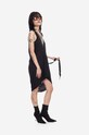 Хлопковое платье Rick Owens Island Tank DS01B7112.B.BLACK