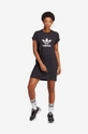 negru adidas Originals rochie din bumbac De femei