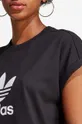 negru adidas Originals rochie din bumbac