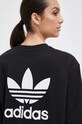 Βαμβακερό φόρεμα adidas Originals IB7318 μαύρο