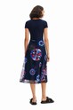 Ruházat Desigual ruha x Christian Lacroix 23SWVKA8 sötétkék
