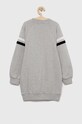 Dievčenské bavlnené šaty Tommy Hilfiger KG0KG07008.PPYX sivá SS23
