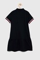Tommy Hilfiger sukienka dziecięca KG0KG07011.PPYX granatowy SS23