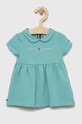 Tommy Hilfiger rochie bebe cu guler turcoaz KN0KN01564.PPYX
