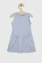 Pamučna haljina za bebe Guess plava