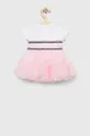 Φόρεμα μωρού Guess ροζ