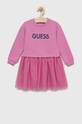 Guess sukienka dziecięca rozkloszowany fioletowy K3RK08.KA6V0.PPYX