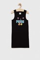 Puma gyerek ruha PUMA x SPONGEBOB Tank Dress G ujjatlan fekete 67426701.PPYX