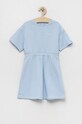 Dětské bavlněné šaty Pepe Jeans PJL GJ Non-denim mini modrá PG951598
