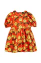 πορτοκαλί Παιδικό φόρεμα Mini Rodini Για κορίτσια