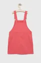 Παιδικό φόρεμα τζιν Guess ροζ