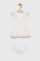 Haljina za bebe Guess kratki bež A3GK12.WB450.PPYX