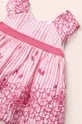 μωβ Βρεφικό φόρεμα σε συνδυασμό με λινά Mayoral Newborn