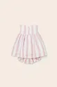 Detské bavlnené šaty Mayoral Newborn ružová