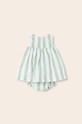 Fete Mayoral Newborn rochie din bumbac pentru bebeluși 1820.2Q.NEWBORN turcoaz