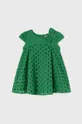 zelena Pamučna haljina za bebe Mayoral Za djevojčice