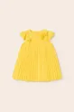 żółty Mayoral sukienka niemowlęca Dziewczęcy