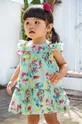 turkusowy Mayoral sukienka niemowlęca Dziewczęcy