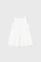 Дитяча бавовняна сукня Mayoral білий