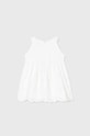 Κοριτσίστικα Παιδικό βαμβακερό φόρεμα Mayoral 1962.4E.BABY λευκό