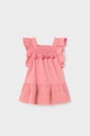 Dziewczynka Mayoral sukienka bawełniana niemowlęca 1966.4F.BABY różowy