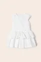 biały Mayoral sukienka dziecięca Dziewczęcy