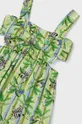 πράσινο Φόρεμα με μείγμα από λινό για παιδιά Mayoral