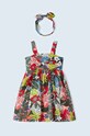Mayoral sukienka bawełniana dziecięca 3941.6J.MINI.PPYX multicolor SS23