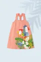 pomarańczowy Mayoral sukienka dziecięca Dziewczęcy