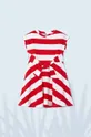 κόκκινο Παιδικό βαμβακερό φόρεμα Mayoral Για κορίτσια