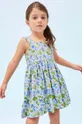 fioletowy Mayoral sukienka bawełniana dziecięca Dziewczęcy