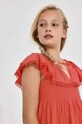 Παιδικό βαμβακερό φόρεμα Mayoral 6924.8D.JUNIOR ροζ SS23