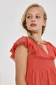 Mayoral sukienka bawełniana dziecięca różowy