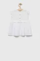 Φόρεμα μωρού United Colors of Benetton λευκό