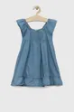 modrá Dievčenské rifľové šaty United Colors of Benetton Dievčenský