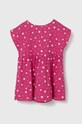 United Colors of Benetton sukienka dziecięca 4EKJGV00M.P.SEASONAL fioletowy SS23