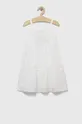 bijela Dječja pamučna haljina United Colors of Benetton Za djevojčice