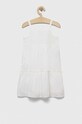 Дитяча бавовняна сукня United Colors of Benetton 4JO1GV00V.P.SEASONAL білий SS23