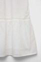 Дівчинка Дитяча бавовняна сукня United Colors of Benetton 4JO1GV00V.P.SEASONAL білий