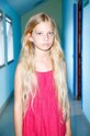 Sisley vestito di cotone bambina 48TAYV00F.G.SEASONAL rosa