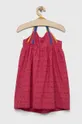 Sisley sukienka bawełniana dziecięca 100 % Bawełna