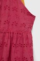 Sisley vestito di cotone bambina rosa 48TAYV00F.G.SEASONAL