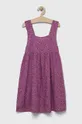 fioletowy United Colors of Benetton sukienka dziecięca Dziewczęcy