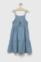 Παιδικό φόρεμα τζιν Tommy Hilfiger μπλε