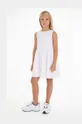 biały Tommy Hilfiger sukienka dziecięca Dziewczęcy